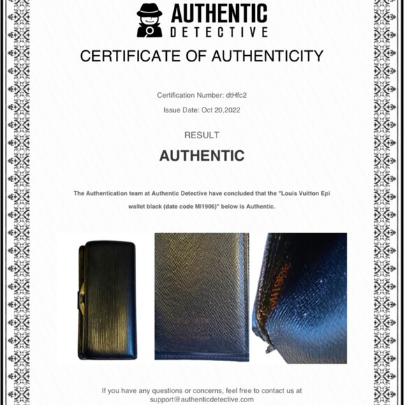 Louis Vuitton Authentic Black Epi Kisslock Vintage Wallet - Picture 15 of 15